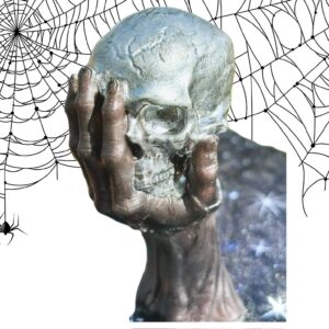 Silver Skull in Hand